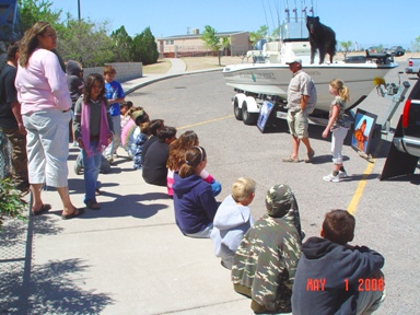 We organized a Demonstration of Outdoor Vocational Opportunities for the Children of Sierra Elementary 	School