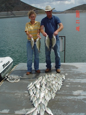 White Bass Fishing at Elephant Butte Lake, NM