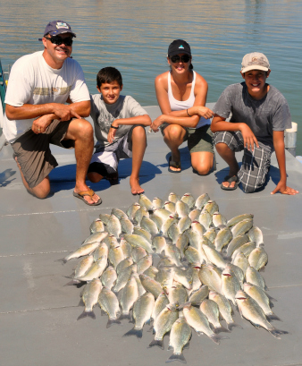 White Bass Fishing with Rio Grande Guide Service